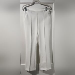 Rachel Zoe High-rise Kick Flare Pleated Trousers size:4